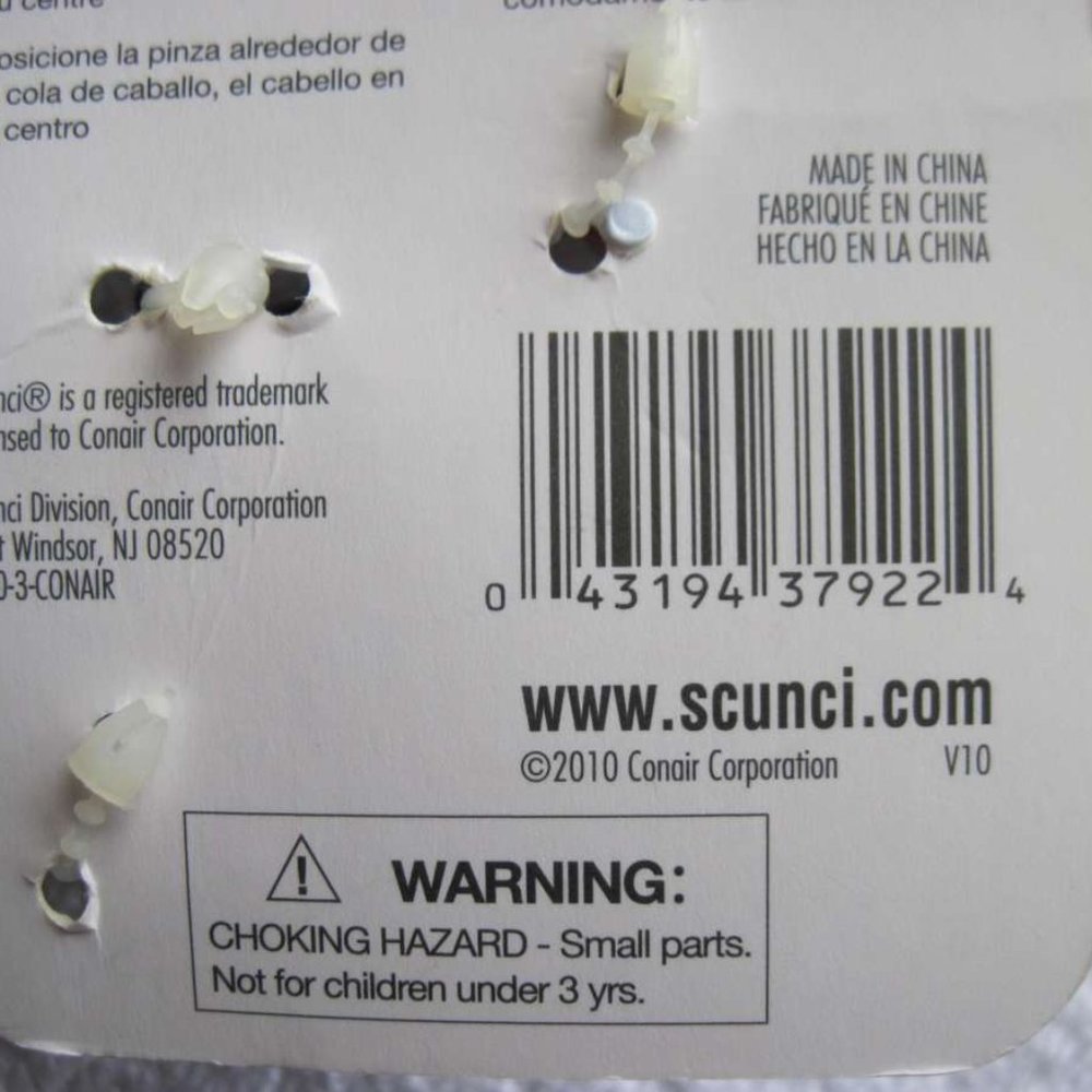 2 Scunci Plastic Expandable Ponytailers Adjusting Hair Clip Spreads Open Closed - Picture 5 of 6